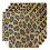 Leopardmönstrade tygservetter polyester 2 st 1