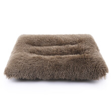 Cuscino imbottito per cani e gatti, cuccia con bordo rialzato.