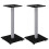 vidaXL speaker stand tempered glass 2 pcs 2