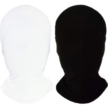 Volledig gezichtsmasker van spandex, unisex, 2 stuks