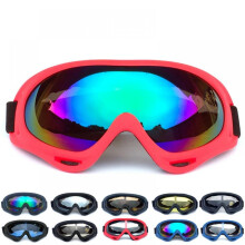 Skibril met UV400-beschermende lens, verstelbaar, voor mannen en vrouwen