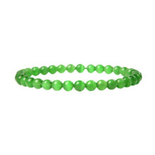 Kanadan vihreä jadehelmirannekoru, 8 mm, pyöreä