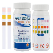 SharkTRUE pool test strips pH chlorine bromine 100 pcs