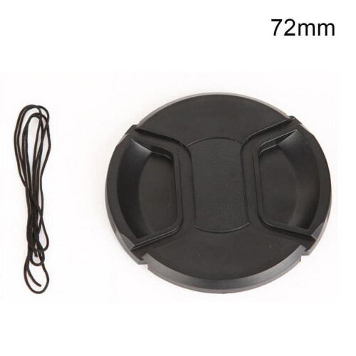 72mm front lens cap snap-on for Nikon cameras