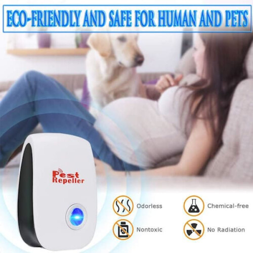 Ultrasonic pest repeller for mice rats insects 4 pcs 1