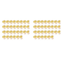 60Pcs Champagne Rubber Bottle Cap Cover Wine Stopper Kitchen Bar Supplies T-Shape Bottle Sealing Plug Bar Beer Cork