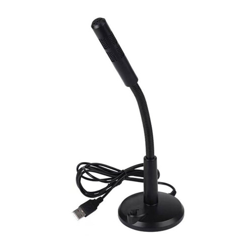 Microphone USB pour ordinateur, microphone de bureau à réduction de bruit