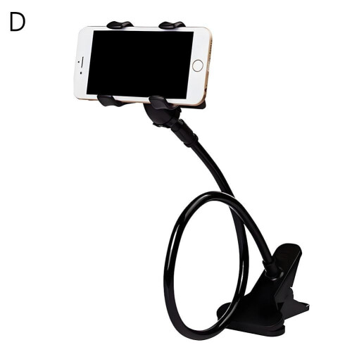 Support de smartphone flexible pour lit avec clip universel