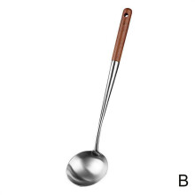 Wok-lasta- ja kauhasarja ruostumatonta terästä, 17 tuumaa
