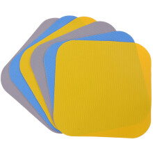 Tapis d'ouverture de bouteille en caoutchouc (6 pièces)