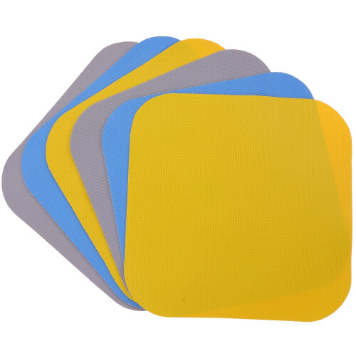 Tapis d'ouverture de bouteille en caoutchouc (6 pièces)