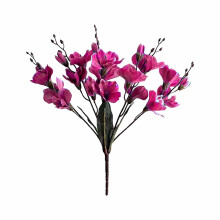 Fleurs artificielles de magnolia et d'orchidées pour la décoration d'automne