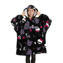 Monster High Blanket Hoodie (Womens Multicoloured)