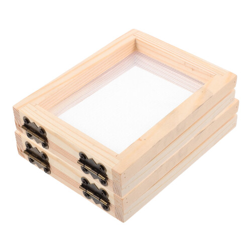 Kit di stampi e serigrafia in legno FRCOLOR (2 pezzi)