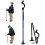 Posture Walking Cane Lightweight 10-Adjustable Heights Blue 1
