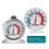 Fridge Thermometer -30 to 30C Large Dial Red Indicator 2 1