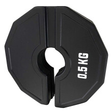 3X Gym Micro-Plates Hantel Fractional Weight Plate Gummi Tilläggsbyte Av Fraktionell Viktplatta Svart 0,5kg