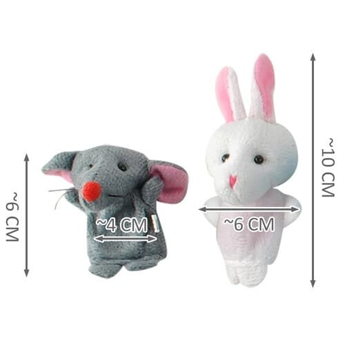 Finger Puppets for Children Multicolor 10-Pack 1
