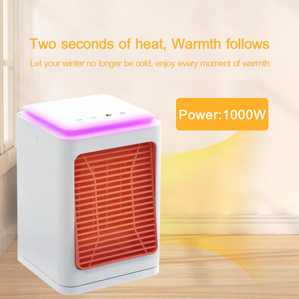 Zkccnuk Heater Fan Small Electric 1500W 946140635002