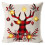 Housse de coussin de Noël LED, motif rustique, 45 x 45 cm 1