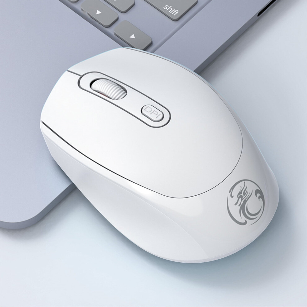 Zkccnuk Bluetooth 5.1 Wireless Mouse With Usb Receiver 946140646732