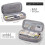 Grey pencil case for school and office use 4
