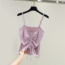 Ärmelloses Damen-Camisole-Top mit V-Ausschnitt und lockerer Passform
