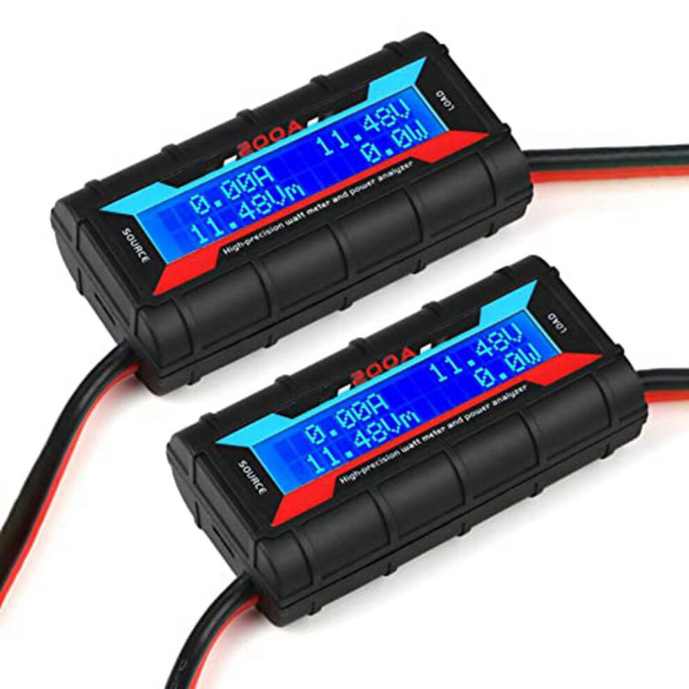 Power Analyzer Watt Meter 200A Lcd Backlight 2 Pcs 946140648040