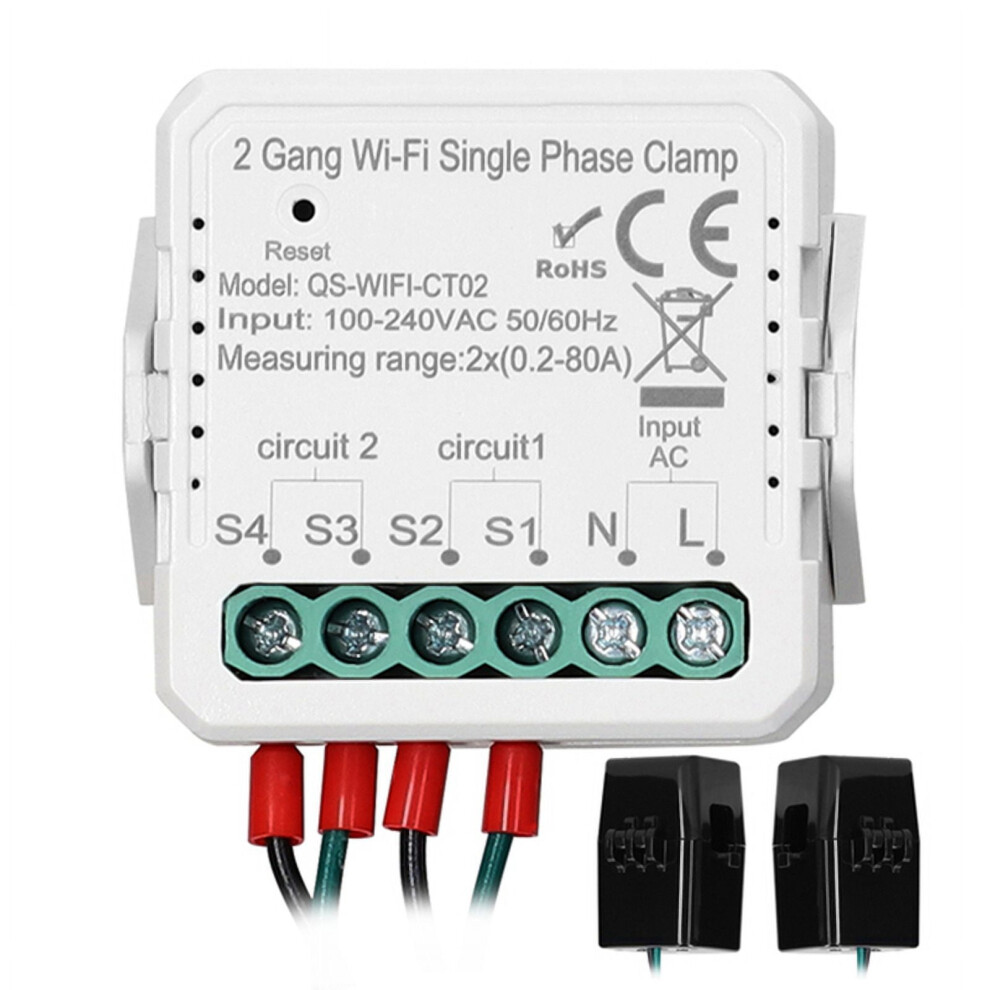Tuya Wifi Solar Energy Meter 80A Single Phase Bidirectional 946140648095