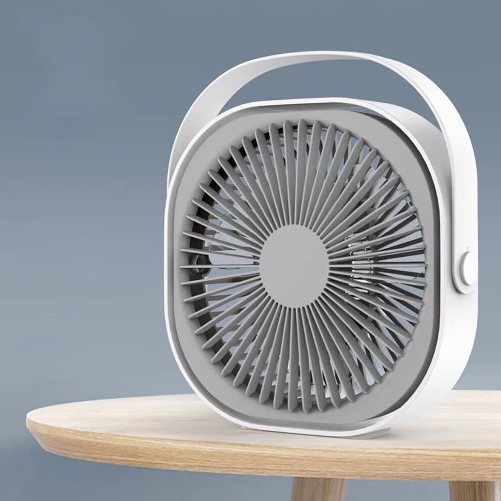 Zkccnuk Mini Desk Fan 6 Inch Usb Silent Portable 946140635484