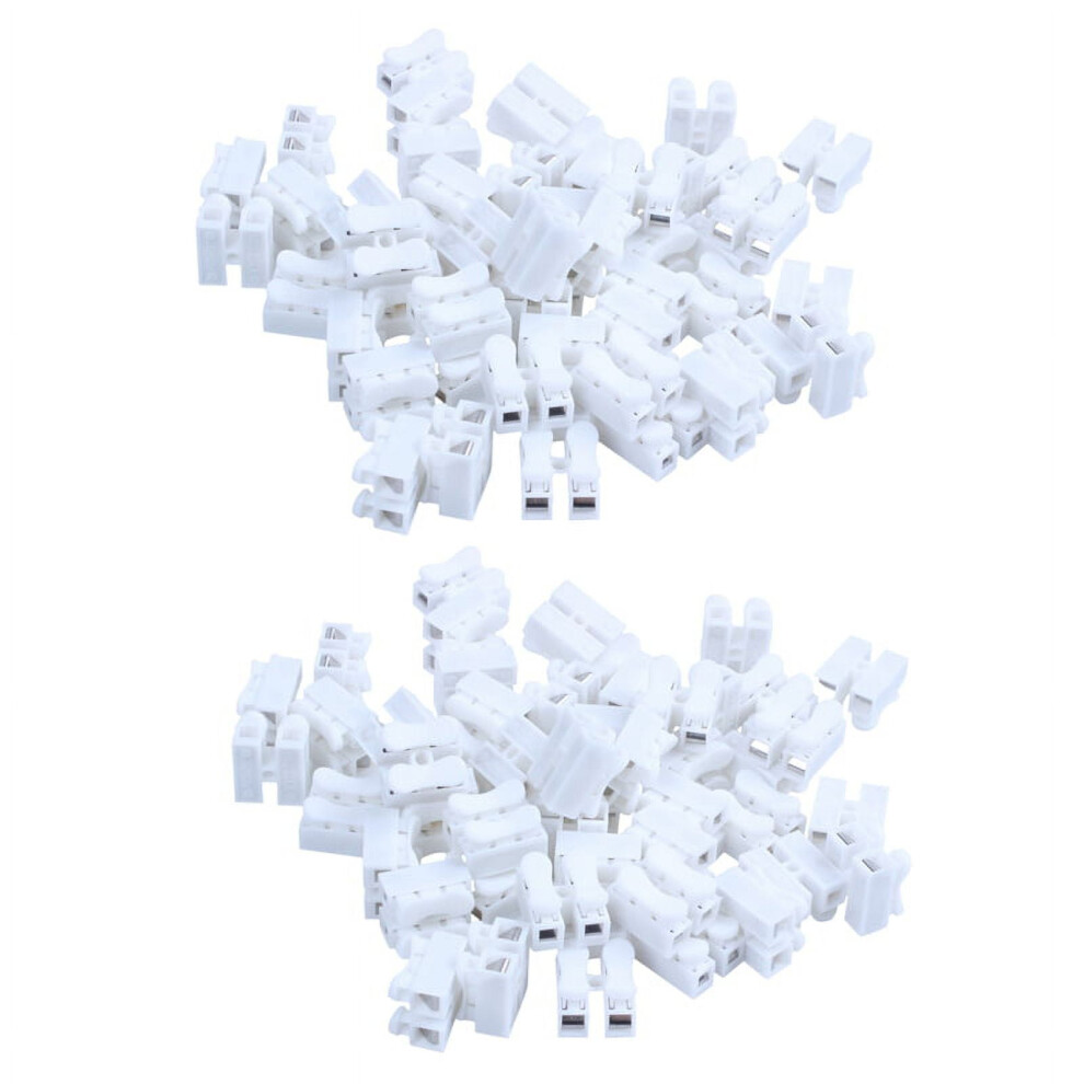 Ch2 Spring Quick Wire Connector Terminal Block 100Pcs 946140637297