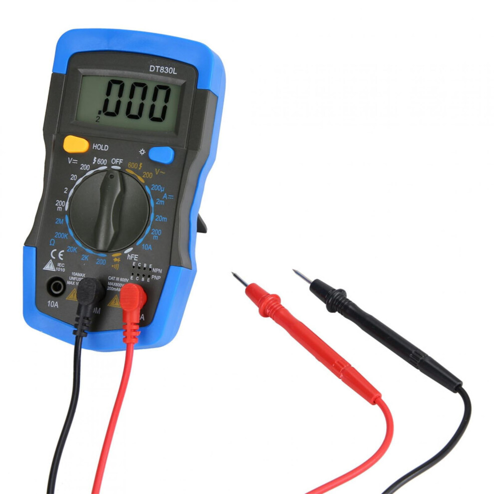Digital Multimeter Dt830l Portable Lcd Handheld 946140648330