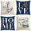 Housse de coussin décorative « Vie de plage » 45 x 45 cm 1