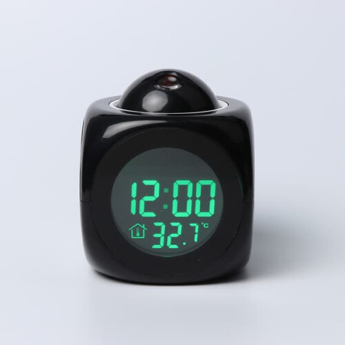 Digital Alarm Clock with Ceiling Projector and 1