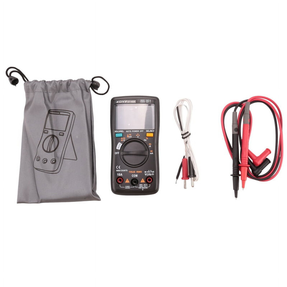 Zt102a Digital Multimeter 6000 Counts With Backlight 946140648514