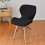 Housse de chaise papillon en polaire élastique 53 x 41 cm 1