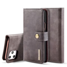 DG.MING Wallet Case for iPhone 11 Pro Max - Grey