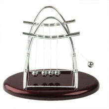 Toy Cradle Balance Balls Silver 18 cm