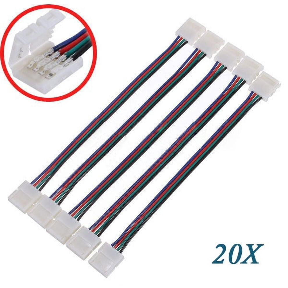 Led Pcb Connector Adapter 4-Pin For 5050 Strip 946140636443