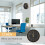 Quartz wall clock silent round 30 cm oversized numbers 5