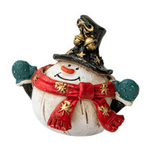Ensemble de figurines bonhomme de neige pour centre de table de Noël