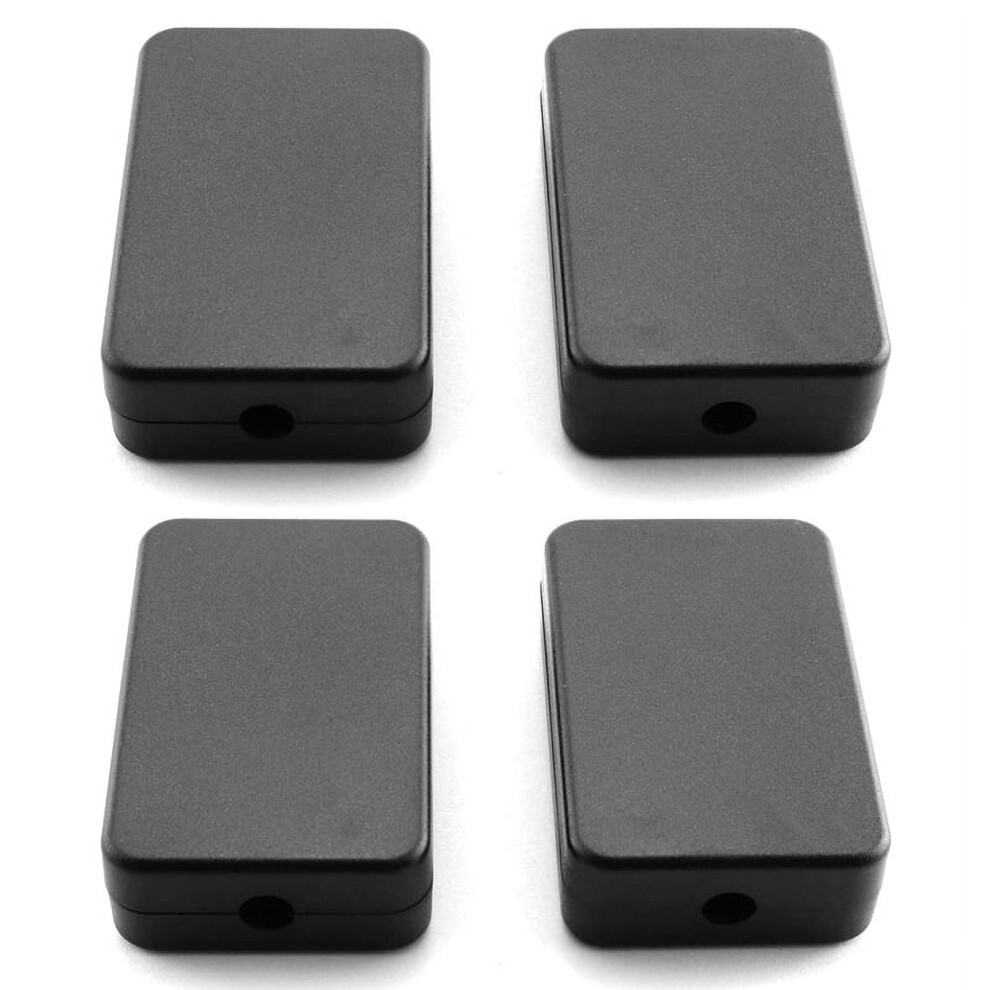 Electrical Junction Box Plastic Black Waterproof 4Pcs 946140632582