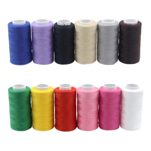 Polyester Sewing Thread Kit 12 Colors 383 Yards Each
