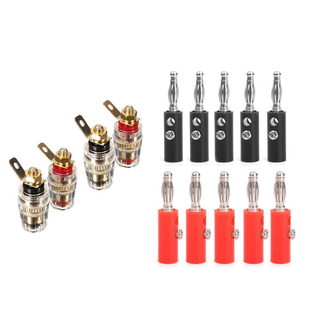 Insulated Banana Plugs 4Mm 14 Pcs 946140636832