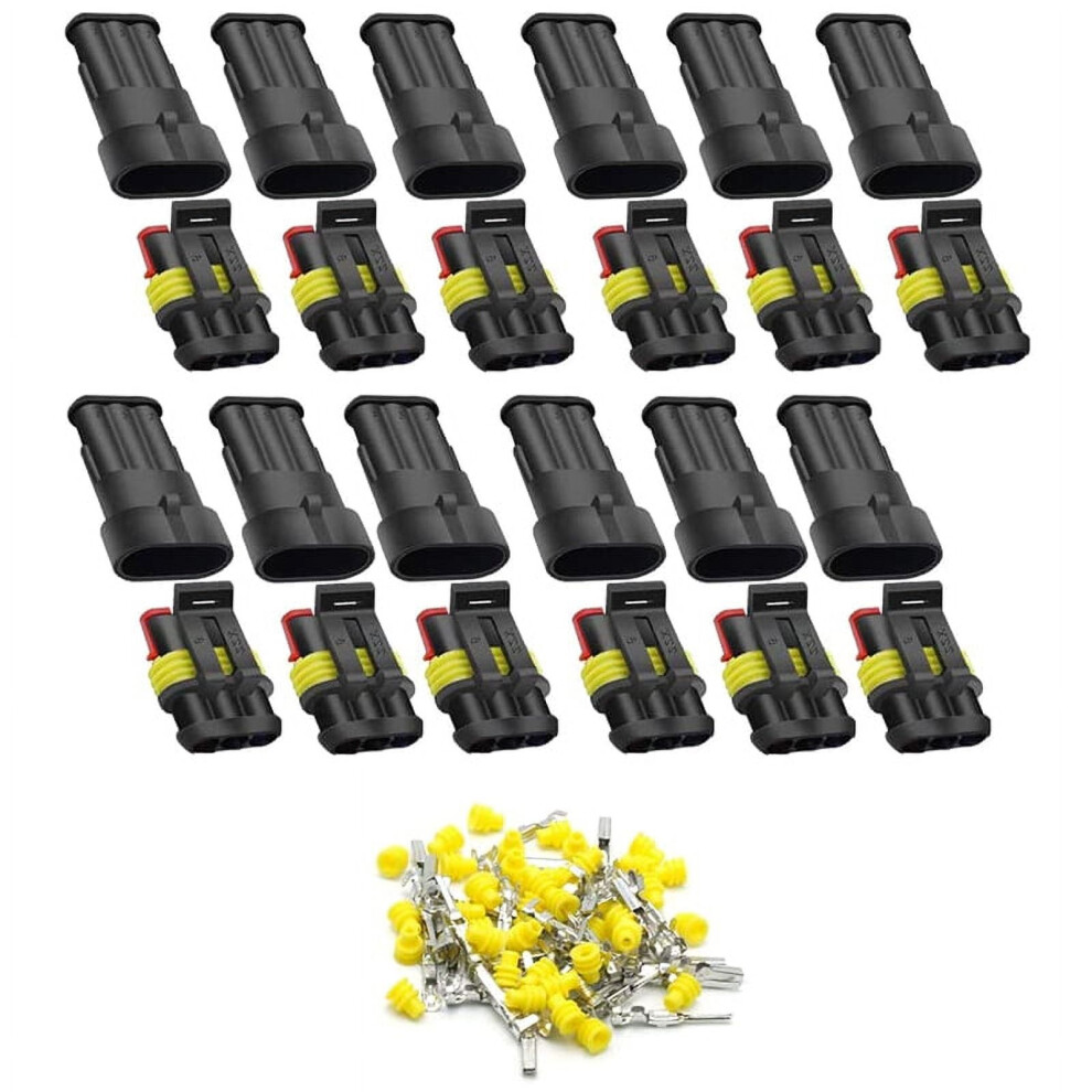 3-Pin Waterproof Automotive Electrical Connector 1.5Mm 946140636863