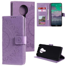 Nokia3.4 - Cás Leathair Mandala - Corcra Corcra