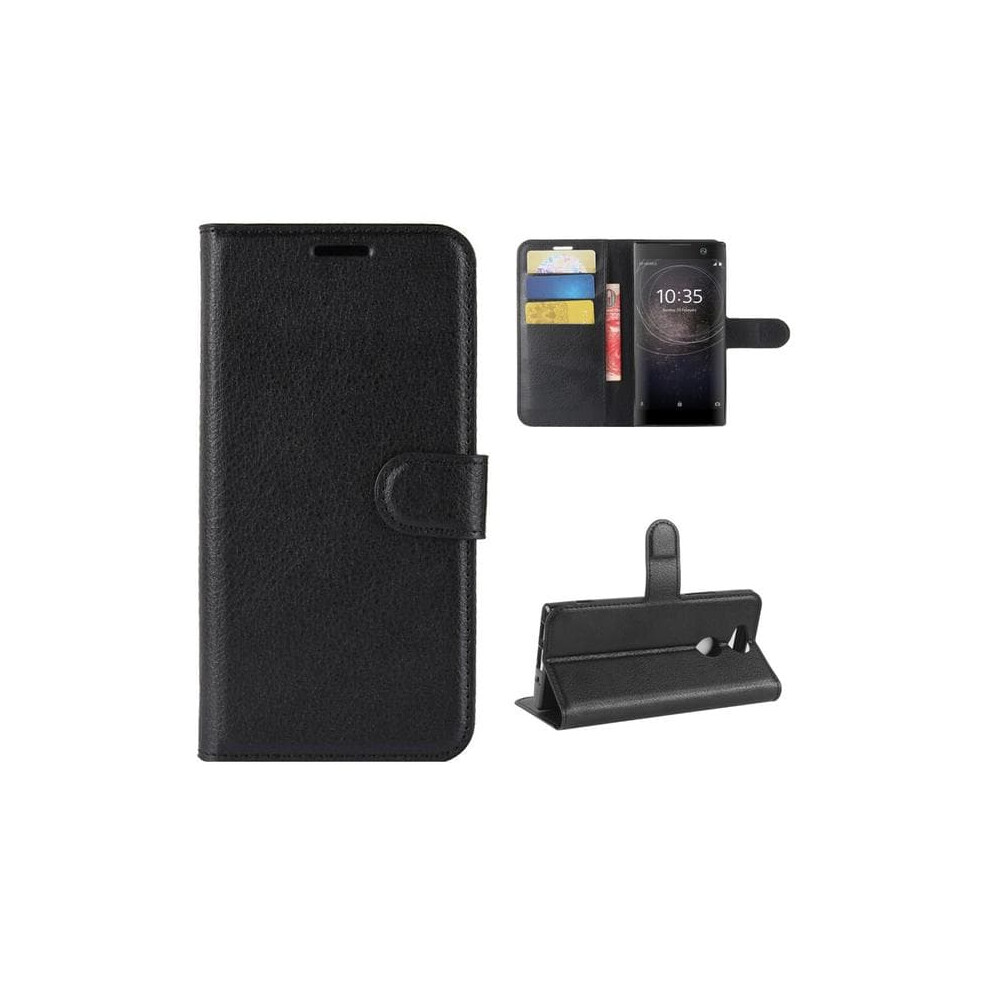 Wallet Case For Sony Xperia Xa2 Black 940684215348