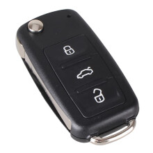 VW Volkswagen folding key shell black one size