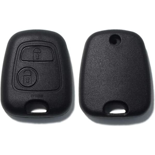 Replacement Key with Screws 2-Button Remote for Citroen