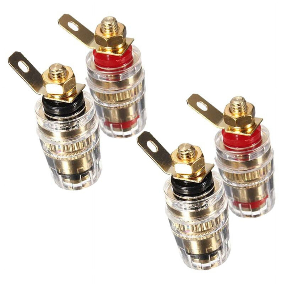 Amplifier Speaker Binding Post 4Mm Banana Plug 4 Pack 946140637587